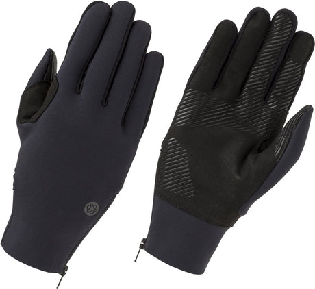 Agu neoprene light handschoenen lange vingers essential rits - zwart - m