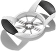 Oxo - appeldeler - met verhoogde grepen - 8 partjes