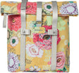 Basil Bloom Field fietsshopper, geel, gerecycled PET, waterdicht, verstelbare schouderriem