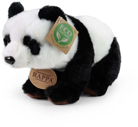 Rappa knuffel panda pluche speelgoed 22 cm multicolor.