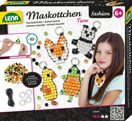 Lena animal mascotte kralenset