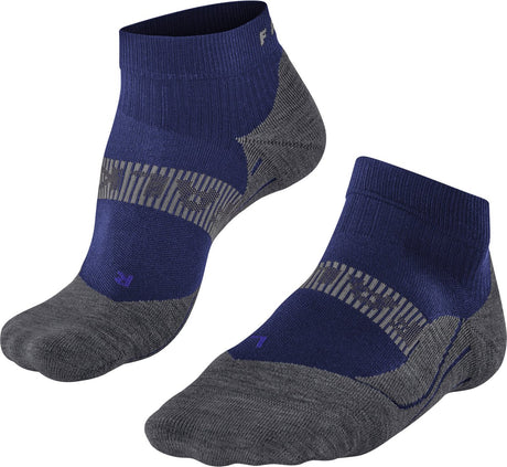 Falke ru4 cool short anti-blaar functioneel materiaal hardloopsokken heren blauw - maat 44-45