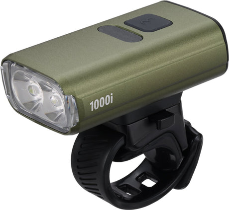 Bbb cycling nanostrike 1000i koplamp fiets – 1000 lumen – usb oplaadbaar – brandtijd: 42 uur – ipx6 regenbestendig – krachtige fietsverlichting racefiets mountainbike – groen - bls-263i