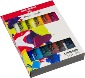 Amsterdam standard series acrylverf landschap set | 12 × 20 ml