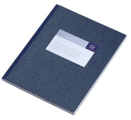 Atlanta djois notitieboek - 210 x 165 mm - gelijmd - 96 bld 192 blz - blauw - 1 stuk