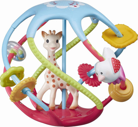 Sophie la girafe sophie de giraf twistin ball - speelbal - speelgoedbal - babyspeelgoed - vanaf 6 maanden - ø16 cm - meerkleurig