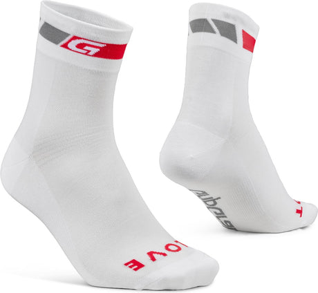 Gripgrab - classic regular cut zomer fietssokken 1 paar coolmax wielersport sokken - wit - unisex - maat xs (35-38)