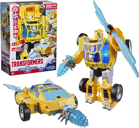 Hasbro transformers cyberworld power spark bumblebee.