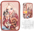 Depesche - topmodel 3-vaks etui - fur ever friends