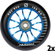 Nijdam stuntstep wielenset - spoked alu - blauw - 2 stuks