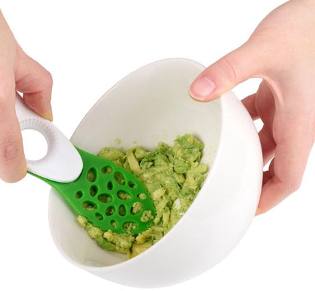 Alpina avocado snijder – opvouwbare avocadosnijder 3-in-1 – snijden, ontpitten en uitlepelen – keukengerei voor guacamole