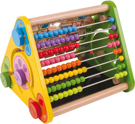 Bigjigs baby telraam met letters en krijtbord - green toys