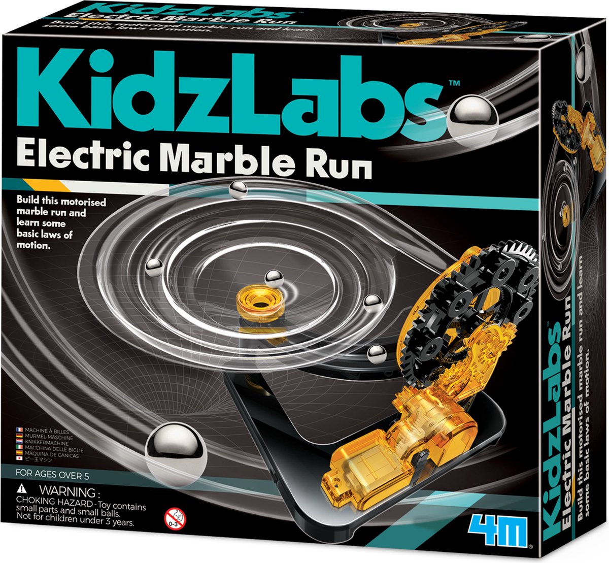 4m elektrische knikkerbaan