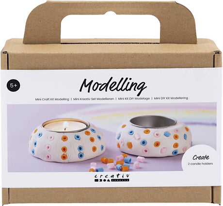 Creativ company cc mini hobbyset boetseren kaarsenhouders