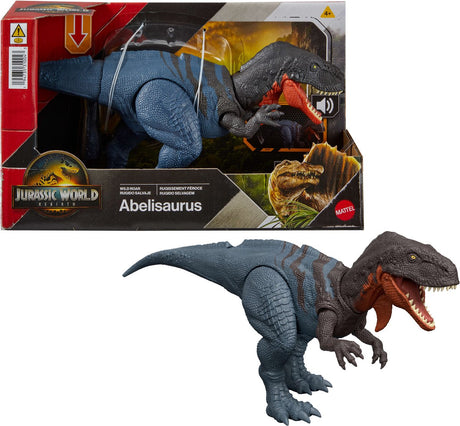 Mattel jurassic world rebirth - wild brullende abelisaurus