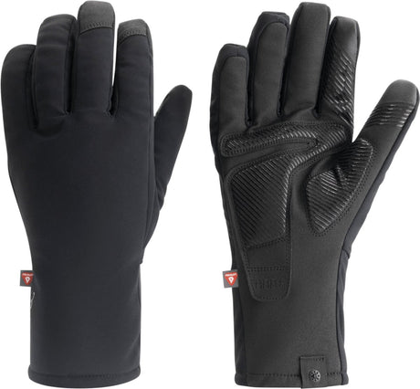 Bbb cycling thermodex fietshandschoenen winter - primaloft isolatie - voor koude en natte omstandigheden - zwart - l - bwg-47 l