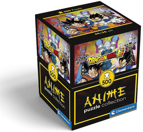 Clementoni - puzzel - 500 stukjes - dragonball - anime collection - cube - puzzel voor kinderen en volwassenen