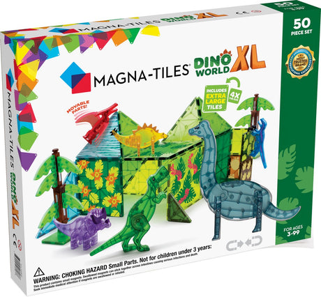 Magna-tiles | dino world xl 50 stuks set
