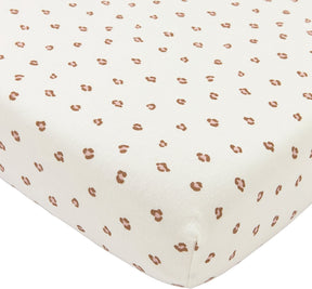 Meyco baby mini panther hoeslaken wieg - soft pink - 40x80 90cm
