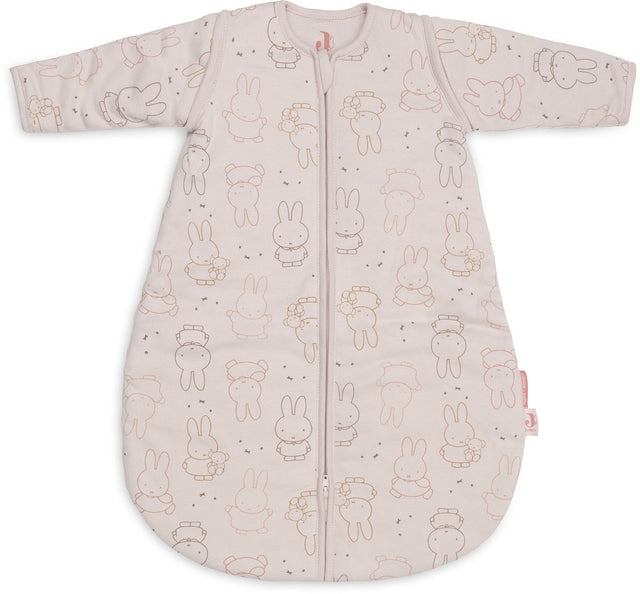 Jollein slaapzak met afritsbare mouw 60cm miffy moments silk rose