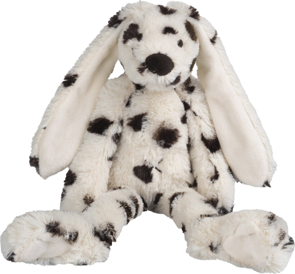 Happy horse konijn richie knuffel 58cm - special (wit zwart) - baby knuffel