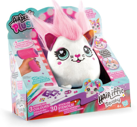 Canal toys - airbrush plush - squishy hair'iffic pluche om te stylen en te decoreren met elektronische spray, stiften, -air 040- willekeurig