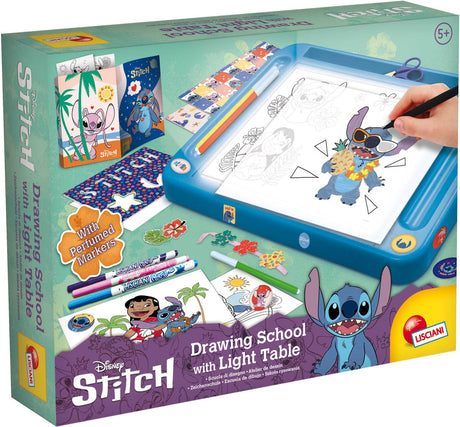 Lisciani - stitch - tekenenschool met lighting tafel