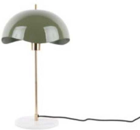Leitmotiv tafellamp waved dome - groen - 30x30x56cm - modern