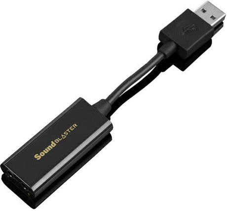 Creative sound blaster play! serie - externe usb-geluidskaart - plug-and-play - compacte vormgeving