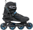 Roces icon x 80 skeelers - inline skates - zwart blauw - maat 43