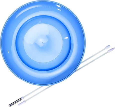 Acrobat jongleer bord met stok - blauw