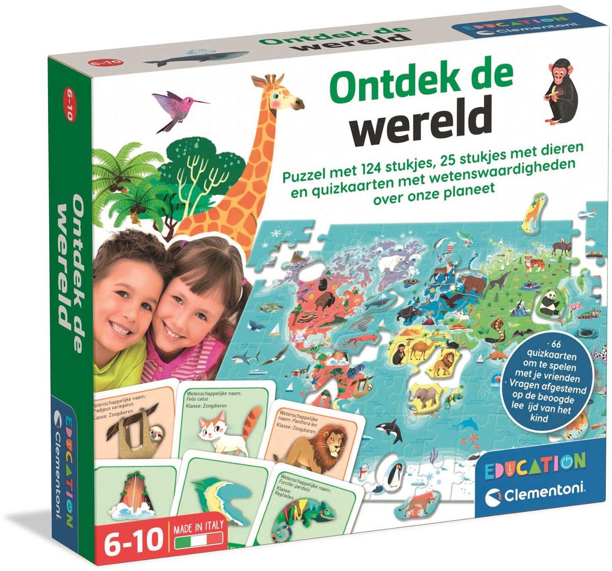 Clementoni education - ontdek de wereld puzzel