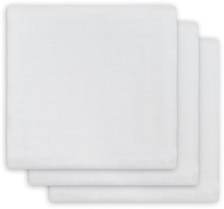 Jollein hydrofiele doek small 70x70cm wit (3pack)