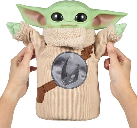 Mattel star wars the mandalorian grogu film - grogu personage knuffel rondel ontwerp vinyl hoofdje