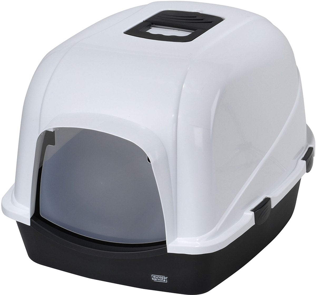 Ebi eclipse 70 - kattenbak - grote katten - gesloten met filter - 70x56x46cm zwart