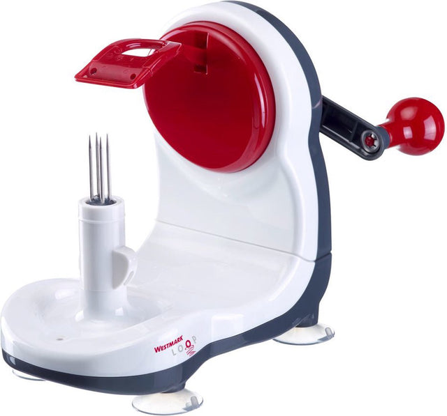 Westmark appelschilmachine, kunststof roestvrij staal, loop, wit donkergrijs rood, 97082260