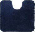 Sealskin angora - toiletmat 55x60 cm - polyester - donkerblauw