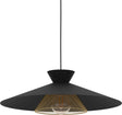 Eglo grizedale hanglamp - e27 - ø 50 cm - zwart|goud - staal
