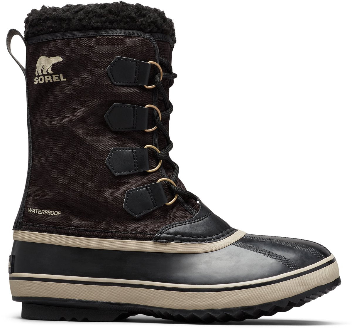 Sorel 1964 pac™ nylon wp men's snowboots - black, ancient fossil - maat 43
