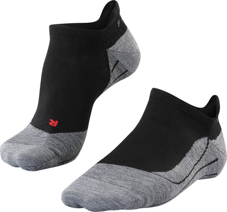 Falke tk5 invisible anti-blaar dun wol functioneel materiaal wandelsokken heren zwart - maat 44-45 44 45