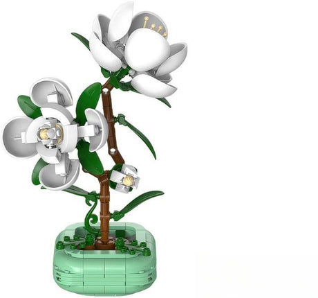 Cada bouwset bloem camelia decoratief 301 stuks botanisch.