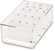 Maul box voor visitekaartjes - transparant - acryl - 1 stuk - 19.1 x 11.6 x 7.2 cm