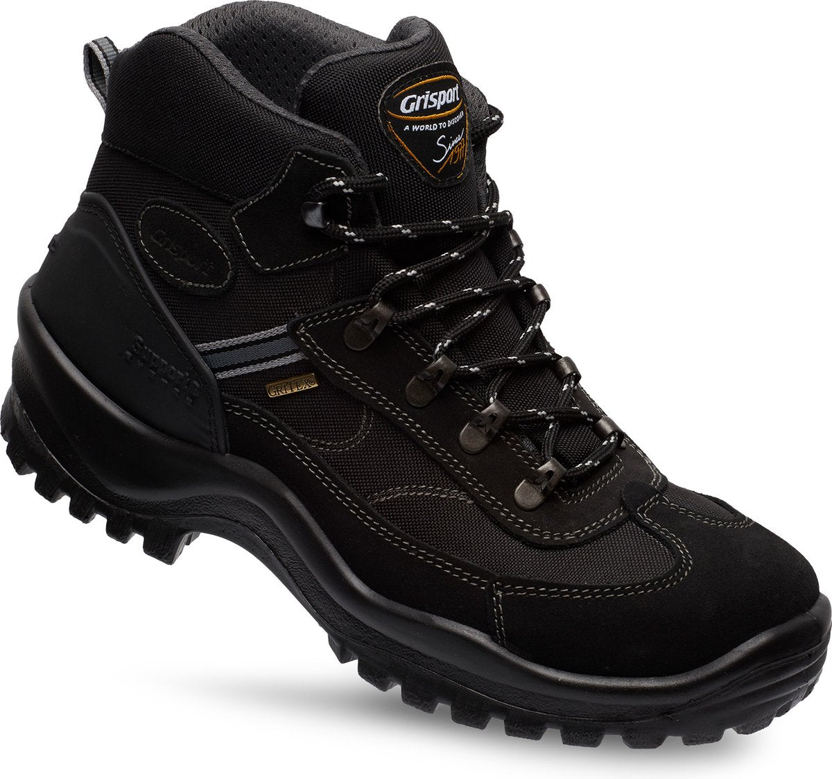 Grisport torino mid unisex wandelschoenen - black 42