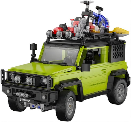 Cada bricks c62001w suzuki jimny off-road truck bouwset | city fast champions adventure | creator and classic motor bouwpakket | technic speelgoed ideas voor volwassenen | icons furious speed f1 auto geschikt voor lego | bouwdoos met 1803 bloks
