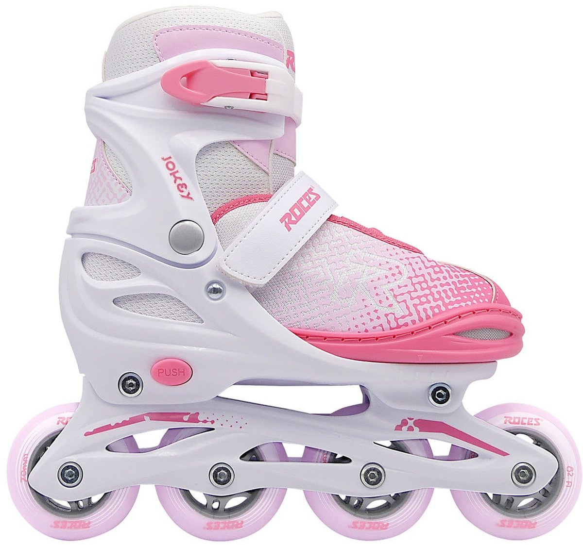 Roces jokey x girl inline skates white pink 34-37