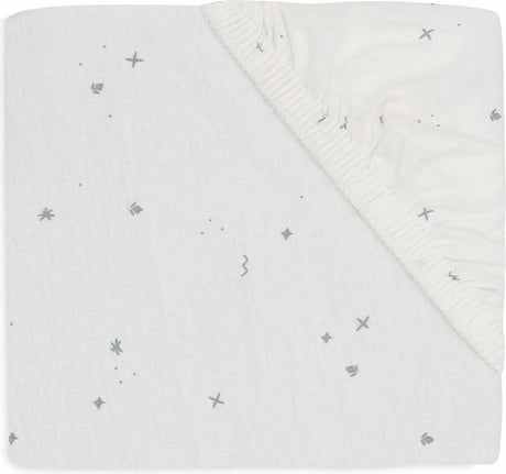 Jollein hoeslaken jersey 70 75x140 150 cm twinkling sea green