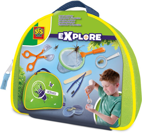 Ses creative insecten explorer set met tas, schepnet en vergrootglas - vanaf 5 jaar - buitenspeelgoed - schoencadeautjes sinterklaas