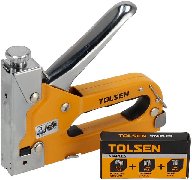 Tolsen nietmachine 3-in-1 - nietpistool - handtacker - heavy duty