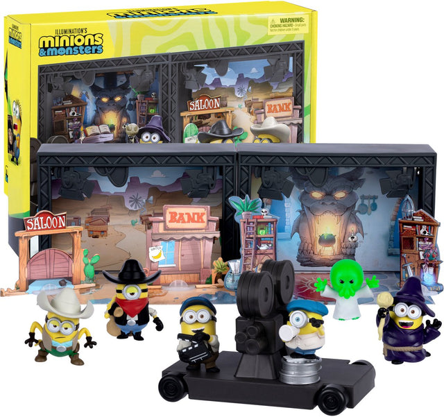 Moose minions monsters 6 mini figuren