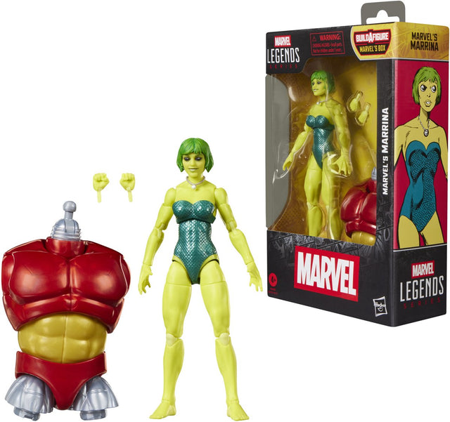 Hasbro marvel legends series marvel's marrina alpha flight - actiefiguur 15cm
